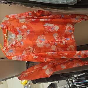 3/$15  Indigo Soul Pink Hippie boho shirt 2x